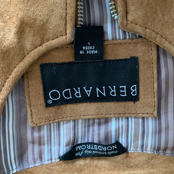 Nordstrom Bernardo genuine leather zip up jacket - Picture 3 of 4